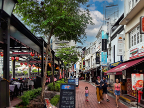 Images of Singapore river walk