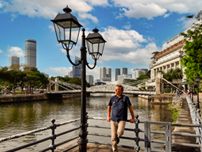 Images of Singapore river walk