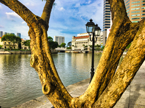 Images of Singapore river walk