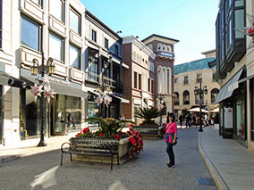 An image from Rodeo Drive in Los Angeles