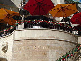 An image from Rodeo Drive in Los Angeles