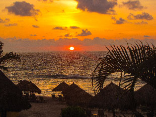 Sunset images from Four Seasons hotel