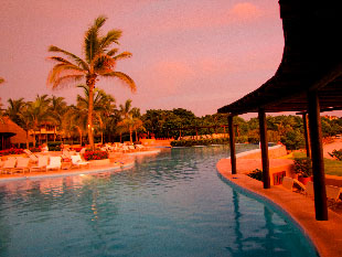 Sunset images from Four Seasons hotel